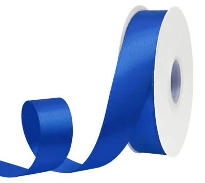 Satinband 25 mm x 91 m, königsblau, 100 % Polyester