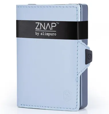Produktbild von Slimpuro Geldbörse Herren, Slim Wallet mit RFID Schutz, Leder-Geldbörse Herren Klein mit Münzfach, Portmonee für Herren und Damen, Kartenetui & Geldbeutel für Herren, Brieftasche für 8 Karten