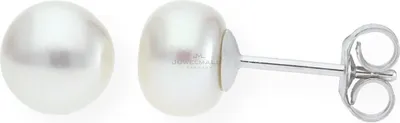 Produktbild von JuwelmaLux Perlen Ohrstecker Süßwasser Zuchtperle Silber 925 JL10-06-0616