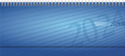 Zdjęcie produktu dla kalendarz biurkowy rido idé "septant" 305 x 105 mm 2024 niebieski