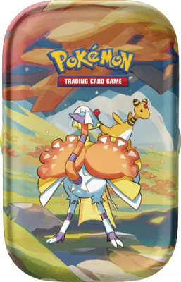 Produktbild von Pokémon Mini-Tin-Box Farbenfrohes Paldea: Psiopatra & Ampharos
