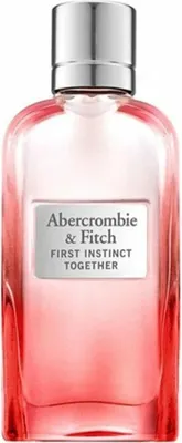 A bottle of Abercrombie & Fitch First Instinct Together Eau de Parfum for women.