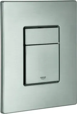 Produktbild von Grohe Abdeckplatte 42371 mit Drucktaste supersteel