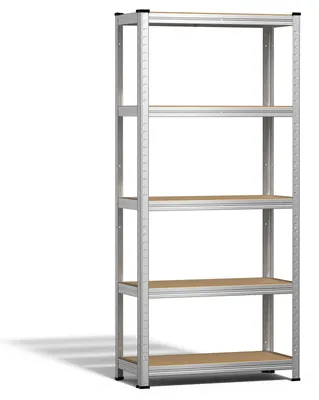 Produktbild von VOUNOT® 5-stufiges Schwerlastregal, Regal Lagerregal Kellerregal 150x70x30cm