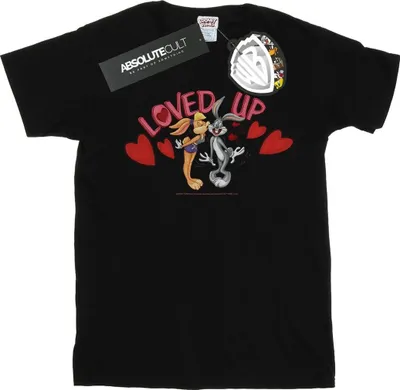 Produktbild von Looney Tunes - "Valentine's Day Loved Up" T-Shirt für Herren BI34897 (5XL) (Schwarz)