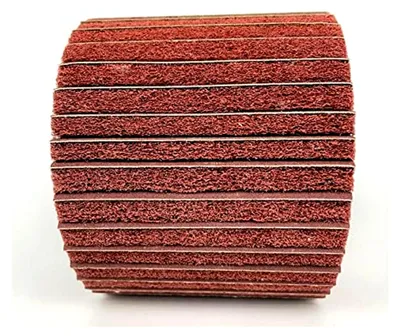 Produktbild von Satinierwalze Schleifmop 120 x 100 mm aus Nylon und Gewebe mit Körnung 150