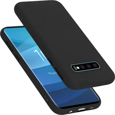 Obrázok produktu pre Ochranné puzdro Cadorabo pre Samsung Galaxy S10 PLUS v čiernej farbe kryt na mobilný telefón TPU puzdro