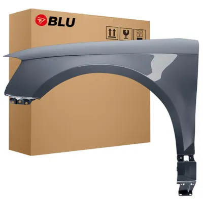 Obrázek produktu pro BLU Blatník náhrada pro Audi A3 8P LX7Z Levý Šedá DelphinGrau | 2003-2008 | Přední | Lakovaný | Připravený k montáži