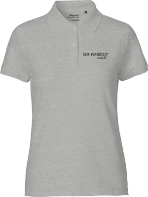 Produktbild von Huuraa Damen Polo Shirt Rheda-Wiedenbrück verliebt XXL Sport Grey Bio Baumwolle Fairtrade Poloshirt Geschenkidee