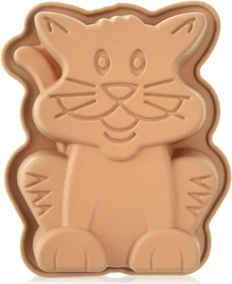 Obrázek produktu pro Orion | Silikonová forma - Forma na sušenky a pralinky - Forma na pečení - Forma na pralinky - Hnědá - Kočka