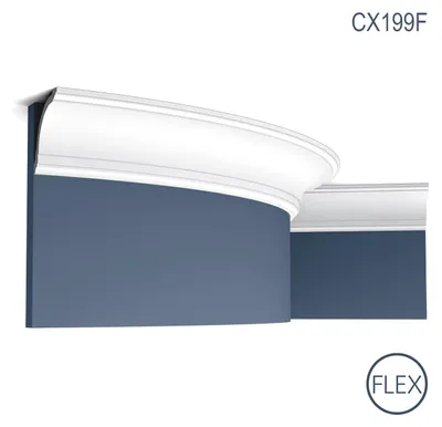 Produktbild von Orac Decor CX199F AXXENT flexible Eckleiste Zierleiste Stuckleiste 2 m
