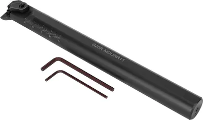 Imagen del producto de Barra de taladrado para torno, modelo S20R, portapinzas MDUNR11 para herramientas de torneado, con 2 llaves para insertos DNMG1104