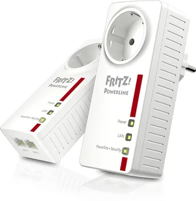 Produktbild von Powerline 1220 Set INT, 1200 Mbit/s, Typ F, Gigabit Ethernet, 10,100,1000 Mbit/s, 10BASE-T, 100BASE-T, 1000BASE-T, HomePlug AV2