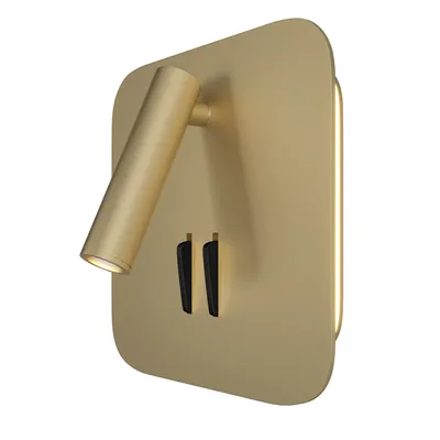 Immagine prodotto di Applique LED, faretto mobile, metallo oro opaco