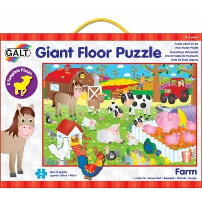Produktbild von Riesiges Bodenpuzzle: Bauernhof – 30 Teile
