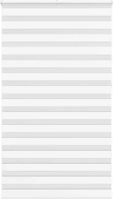 Produktbild von "im Angebot" Doppelrollo Weiß 130x230 cm Stoffbreite 125,9 cm Polyester - Rollos CC18136