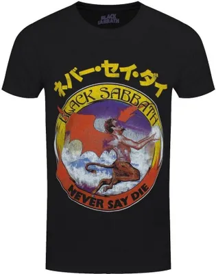 Immagine prodotto di Black Sabbath - Maglietta "Never Say Die" per uomo/donna Unisex RO779 (XXL) (Nero)