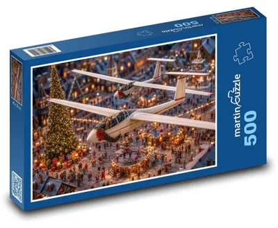 Obrázek produktu pro Puzzle 500 Větroně nad náměstím - martinpuzzle