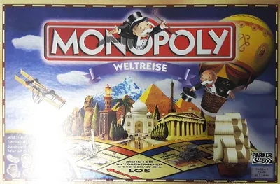 Produktbild von Hasbro 48285100 - Monopoly Weltreise