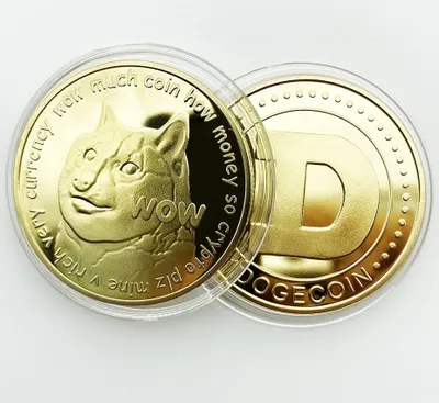 Produktbild von Goldene Dogecoin Münze - Perfektes Geschenk KP13413