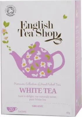 Obrázek produktu pro English Tea Shop Čaj bílý čistý, 20 sáčků