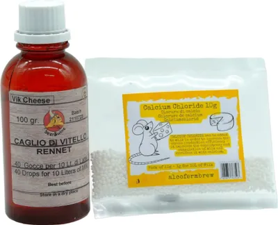 Produktbild von Lab für Käse Macht 100ml + Calciumchlorid 10g