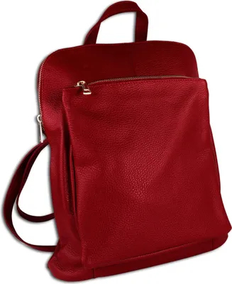 Produktbild von Tasche dunkelrot Toscanto Cityrucksack Leder OTT610RD