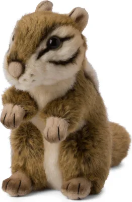 Image de WWF - Peluche - Écureuil rayé (15cm) réaliste Peluche en peluche
