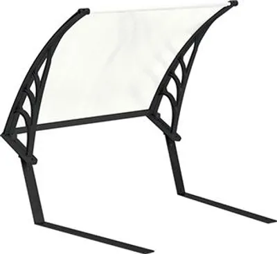 Produktbild von Schuppen / Garage für Roboter-Rasenmäher. Transparente und aufklappbare Dach. Montierte Maße: Tiefe 1 m, Breite 77 cm, Höhe