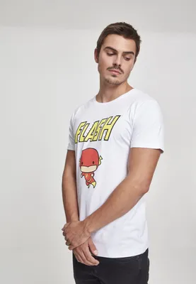 Produktbild von Merchcode T-Shirt The Flash Comic Tee White-S