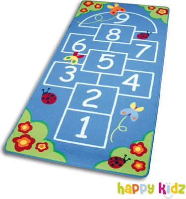 Produktbild von Happy Kidz Kinderteppich Hüpfespiel 201100035