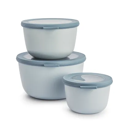 Image de Mepal set cirqula rond 3-pièces (500+1000+2000) - nordic blue 106231015700