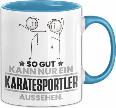 Produktbild von Karatesportler Geschenk Tasse So Gut Kann Nur Ein Karatesportler Aussehen Geschenkidee Kaffee-Becher (Blau)