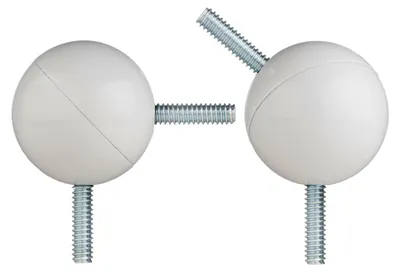 Produktbild von Ivilon Eckverbinder für Erkerfenster, für Gardinenstangen von 1,6 bis 2,8 cm, We