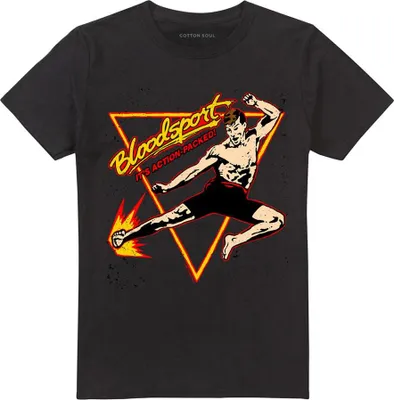 Immagine prodotto di Bloodsport - Maglietta "Action Packed" per uomo/donna Unisex TV22041 (L) (Nero)