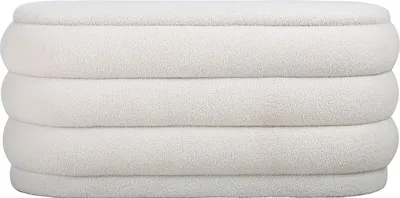 Produktbild von Banktruhe - Bouclé-Stoff - Weiß - ECAMBI
