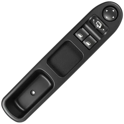 Für Peugeot 307 ab 2000-2012 Fensterheber Schalter Tasten VORNE LINKS in der Farbe von GOLDCAR