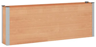 Produktbild von vidaXL Hochbeet Braun 200 x 30 x 72 cm WPC und Aluminium