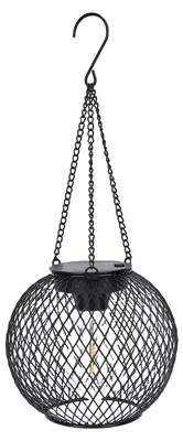 Image de Lanterne solaire d'extérieur, étanche, décorative pour jardin, en métal, suspendue, idéale pour éclairer les tables, les allées, les patios, les porches et les jardins