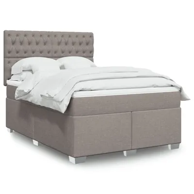 Produktbild von Maison Exclusive - Boxspringbett mit Matratze Taupe 140x200 cm Stoff