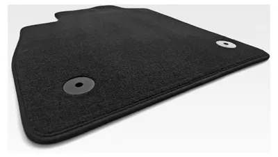 Produktbild von Fahrermatte für Ford Fiesta (ab 2017) Velours Fußmatte in Originalqualität Schwarz