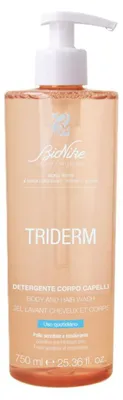 Produktbild von BioNike, Triderm, reinigend und erfrischend, Duschgel, fü r Kö rper und Haare, fü r empfindliche Haut, 750 ml