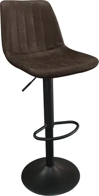 Image de Tabouret de bar Stozy Aminah brun