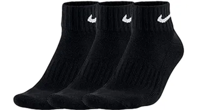 Produktbild von Nike Herren Damen One Quater Socken 3er Pack - Farbe: Schwarz - Größe: 42-46