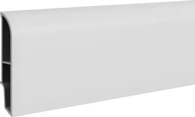 Produktbild von VILO Musterstück Sockelleiste SEMPLA 707 – moderne PVC Fußleiste - wasserfest - stoßfest - SAMPLE 10 cm