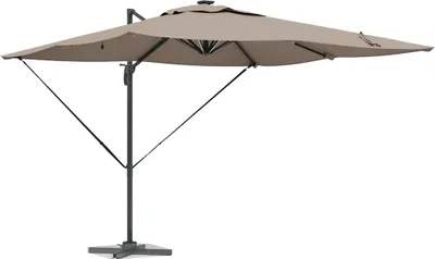 Produktbild von Sonnenschirm Taupe 286 x 284 x 270 cm Aluminium und Polyester