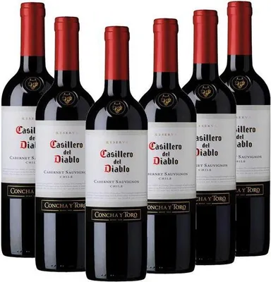 Produktbild von 6x Casillero del Diablo Cabernet Sauvignon 13,5% Vol. 0,75L (Chi)