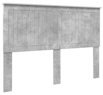 Image de vidaXL Tête de lit en béton gris et aggloméré