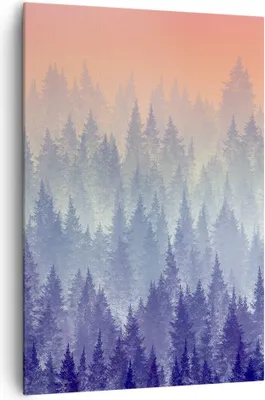 Produktbild von Bild auf Leinwand - Leinwandbild - Einteilig - Wald Baum Natur - 70x100cm - Wand Bild - Wanddeko - Wandbilder - Leinwanddruck - Kunstdruck - Wanddekoration - Leinwand bilder - Wandbild - PA70x100-3929