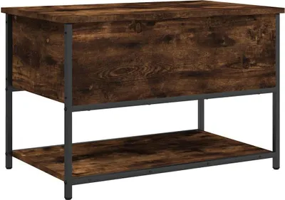 Obrázek produktu pro vidaXL Lavice s úložným prostorem kouřový dub 70x42,5x47 cm materiál na bázi dřeva